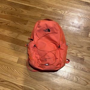 North Face Jester orange backpack